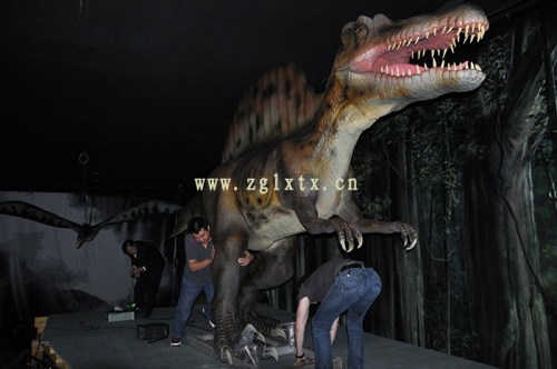 法國動物園恐龍展廳安裝現場三